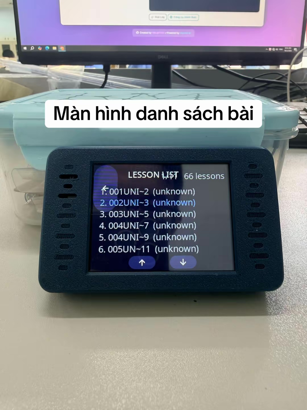 Giao diện luyện nghe (tiếp)